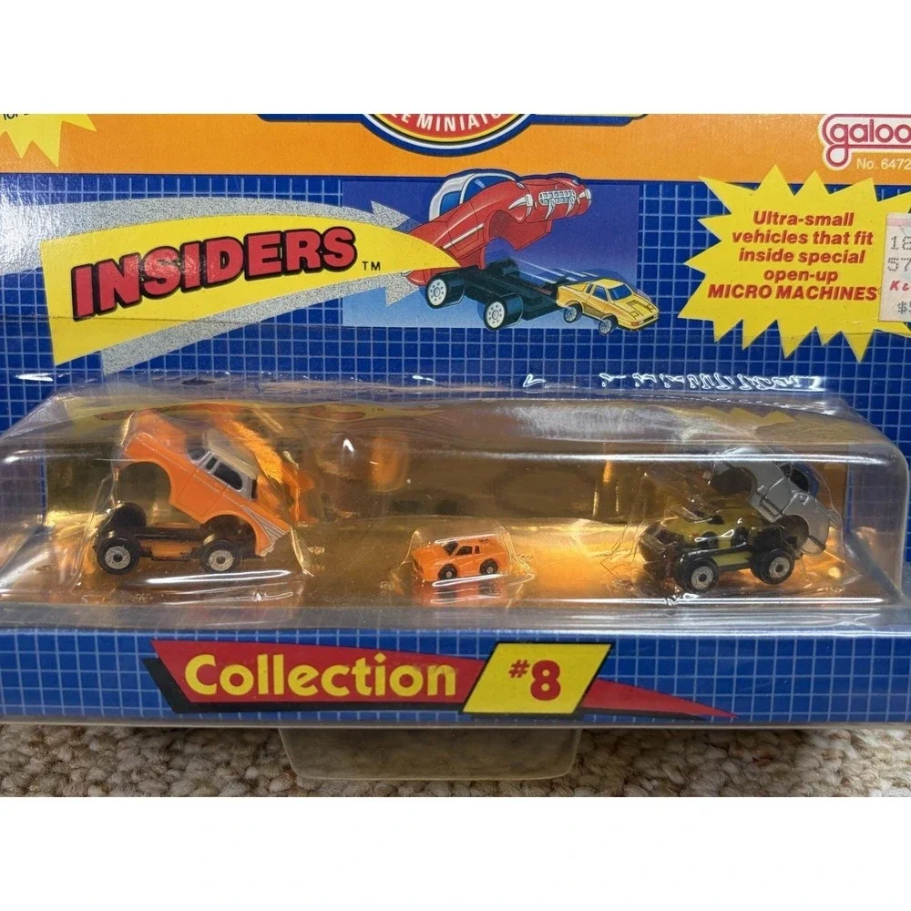 Vintage 1989 Galoob Micro Machines Insiders Collection #8 New in Package!